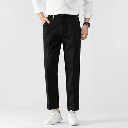 Men’s Trousers – Slim Fit – Tailored Cut – Lightweight Fabric – Business Casual