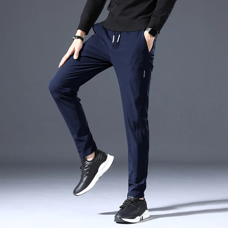 George Relaxed Fit Jogger Pants | Elastic Waist Drawstring Jogger Pants