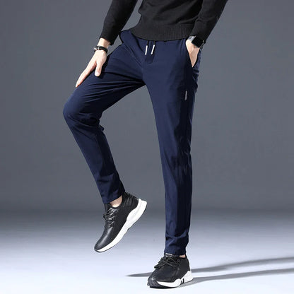 George Relaxed Fit Jogger Pants | Elastic Waist Drawstring Jogger Pants