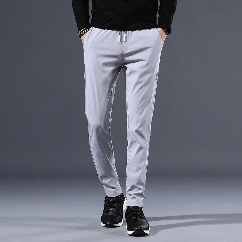 George Relaxed Fit Jogger Pants | Elastic Waist Drawstring Jogger Pants