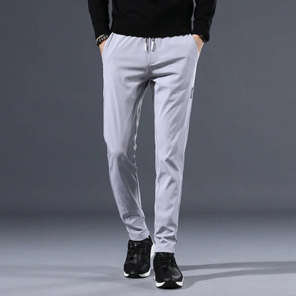 George Relaxed Fit Jogger Pants | Elastic Waist Drawstring Jogger Pants