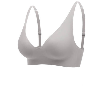Women’s Seamless Bra – V-Neck – Wide Straps – Breathable Blend – Full Coverage Fit