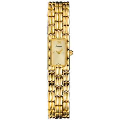 Isabella Rectangle Wristwatch | Roman Dial Link Bracelet Wristwatch