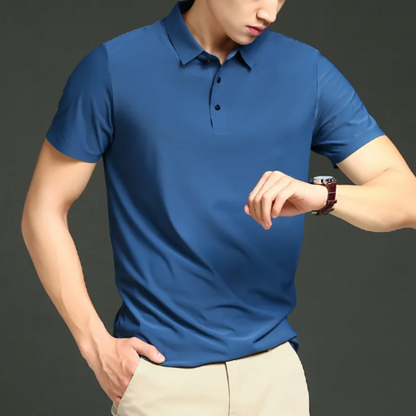 Men’s Polo Shirt – Slim Fit – Short Sleeve – Breathable Luxury Fabric