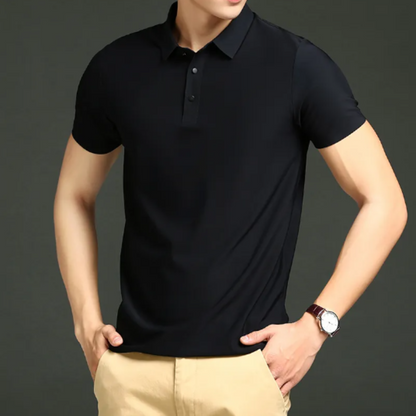 Men’s Polo Shirt – Slim Fit – Short Sleeve – Breathable Luxury Fabric