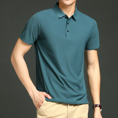 Men’s Polo Shirt – Slim Fit – Short Sleeve – Breathable Luxury Fabric