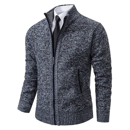 Men’s Vest – Slim Fit – Fleece – Stand Collar – Full Zip – Smart Casual Layering