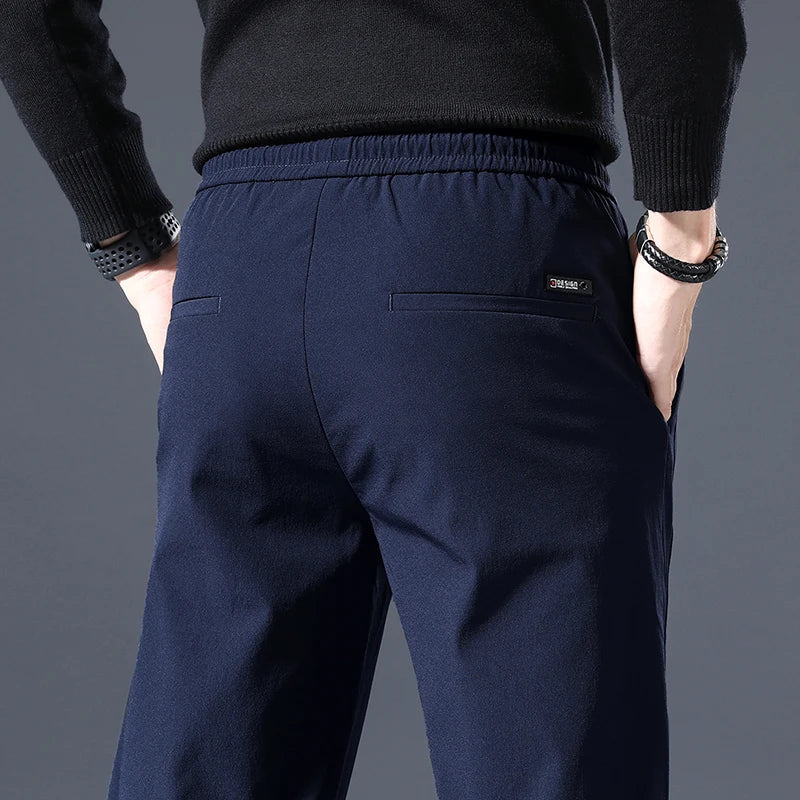 George Relaxed Fit Jogger Pants | Elastic Waist Drawstring Jogger Pants