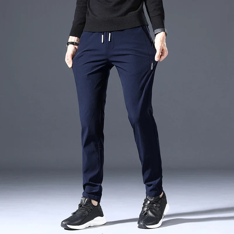 George Relaxed Fit Jogger Pants | Elastic Waist Drawstring Jogger Pants