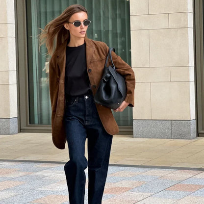 Women’s Jacket – Tailored Fit – Notched Lapel – Button Front
