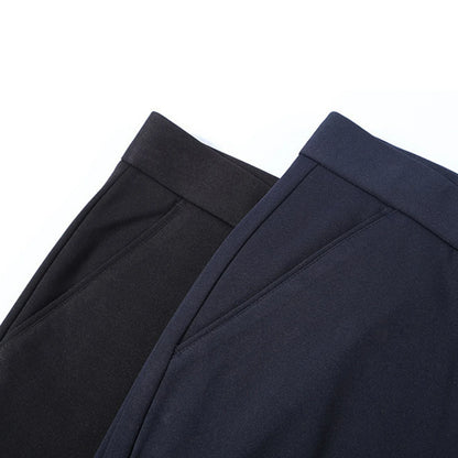 Men’s Formal Trousers – Slim Fit – Stretch Fabric – Flat Front Tailored Style