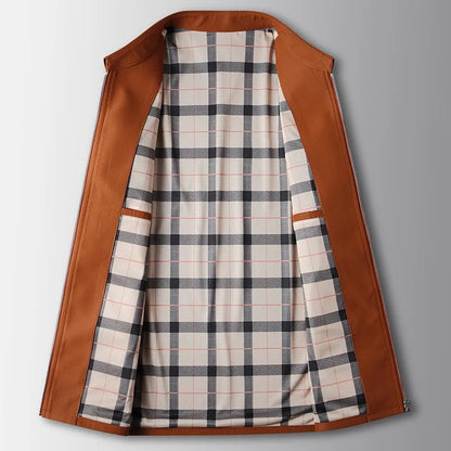 Joshua Regular Fit Jacket | Zip Front Flap Pockets Jacket