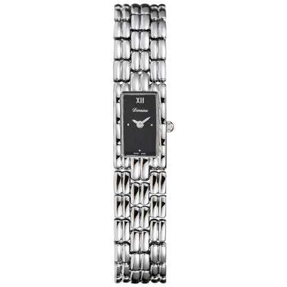 Isabella Rectangle Wristwatch | Roman Dial Link Bracelet Wristwatch