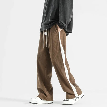 Rocco Relaxed Fit Sweatpants | Striped Side Stripe Sweatpants