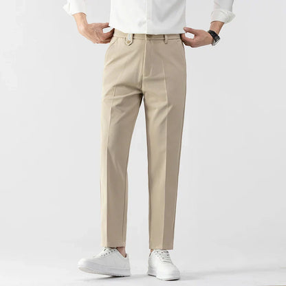 Men’s Trousers – Slim Fit – Tailored Cut – Lightweight Fabric – Business Casual