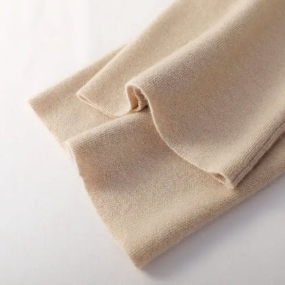 Sofia Relaxed Fit Knitted Pants | Ribbed Waistband Drawstring Pants