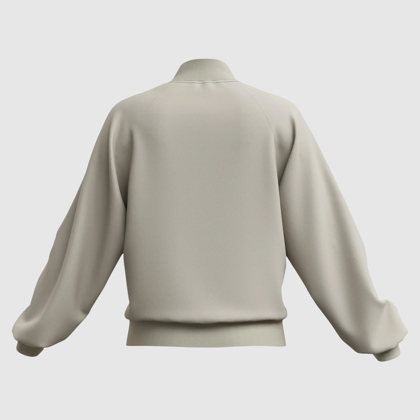 Women’s Bomber Jacket – Relaxed Fit Cotton – Ribbed Trim – Zip Front Casual Style