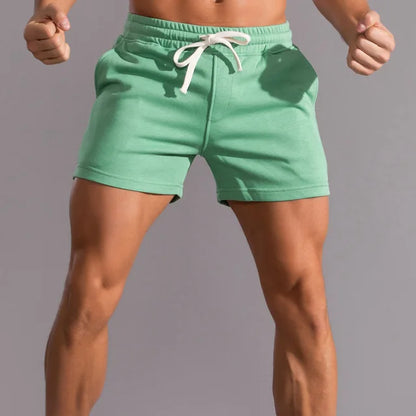 Men’s Casual Shorts – Relaxed Fit – Natural Fibers – Adjustable Waist – Mid-Thigh Length