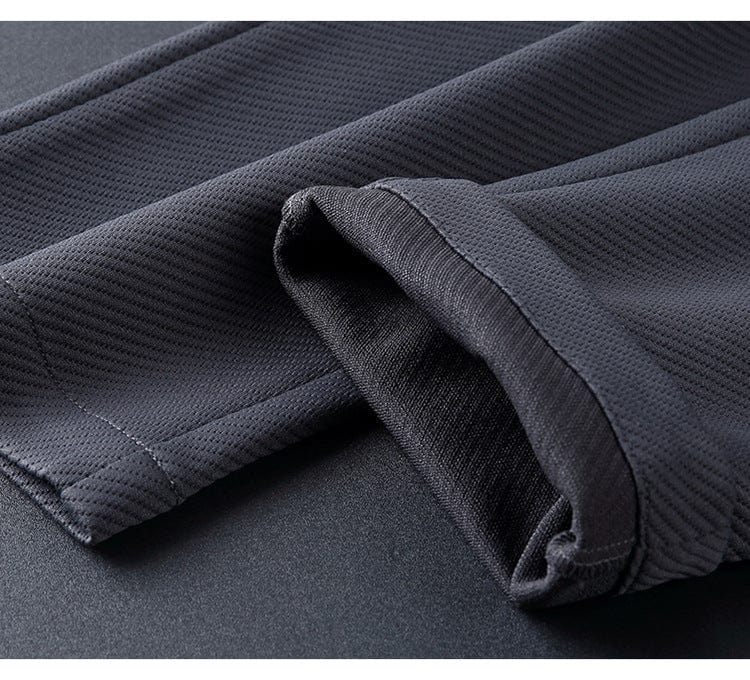 Men’s Two-Piece Set - Textured Knit - Relaxed Fit - Full Zip - Drawstring Waistband