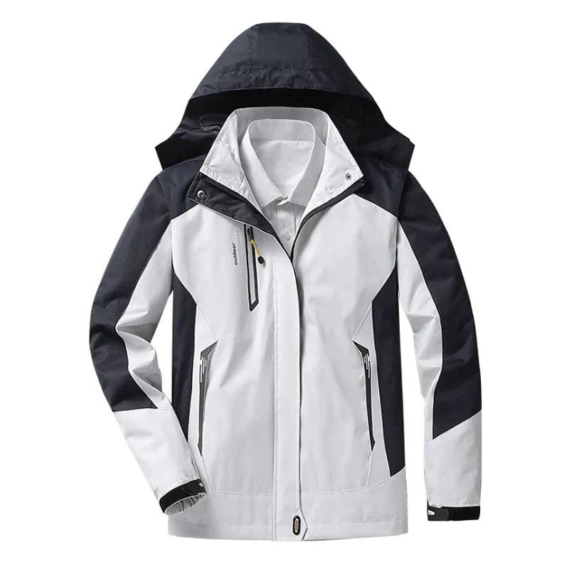 Women’s Rain Jacket – Waterproof – Medium Fit – Hooded – Zippered Pockets – Hip Length