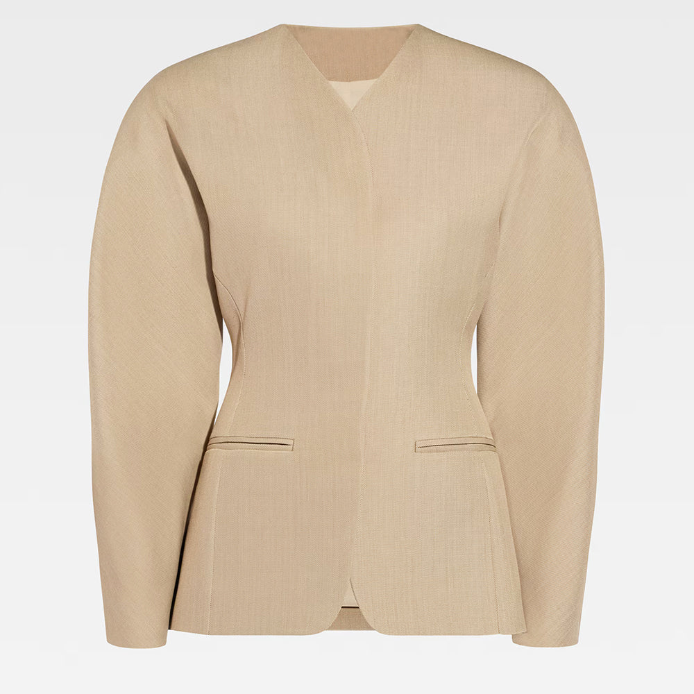 Women’s Blazer – Tailored Fit – Hidden Closure – Lightweight Woven – Minimalist Design