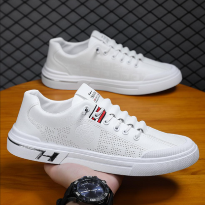 Men’s Sneakers – Streamlined Fit – Lace-Up – Mesh Upper – Cushioned Sole