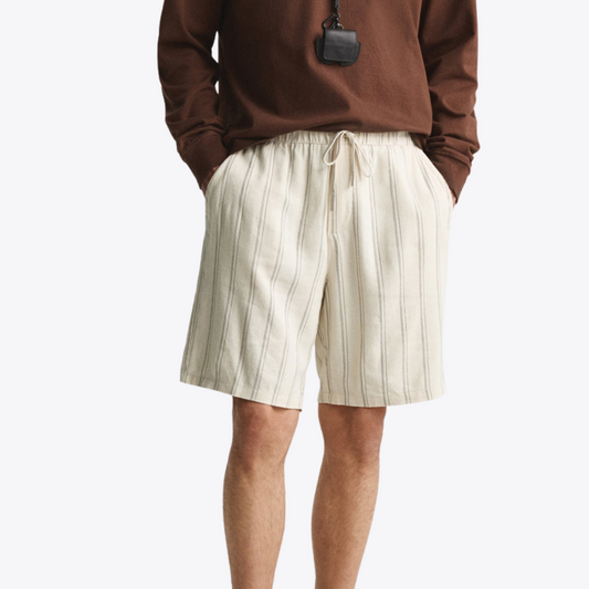 Men’s Casual Shorts – Relaxed Fit – Breathable Blend – Drawstring Waist – Knee Length