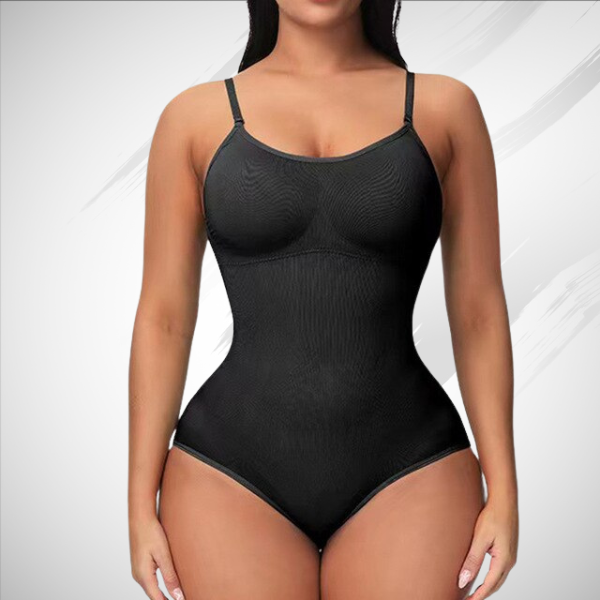Women’s Shapewear Bodysuit – Seamless Slim Fit – Adjustable Straps – Breathable Blend