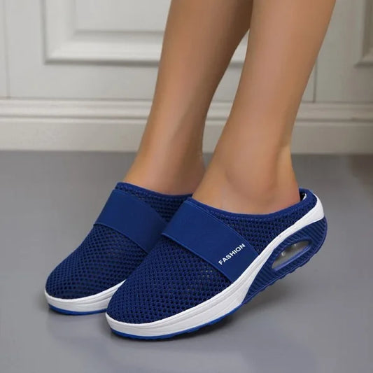 Women’s Orthopedic Wedge Sandals – Slip-On – Cushioned Sole
