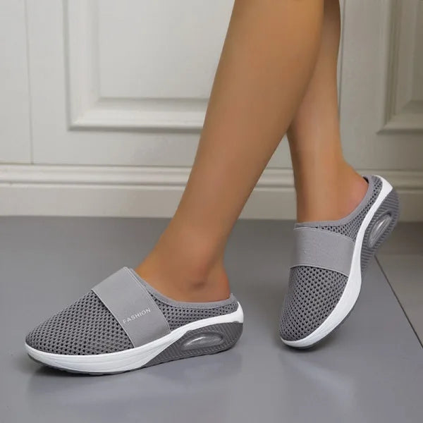 Women’s Orthopedic Wedge Sandals – Slip-On – Cushioned Sole