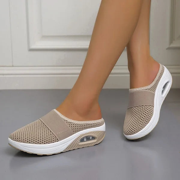 Women’s Orthopedic Wedge Sandals – Slip-On – Cushioned Sole