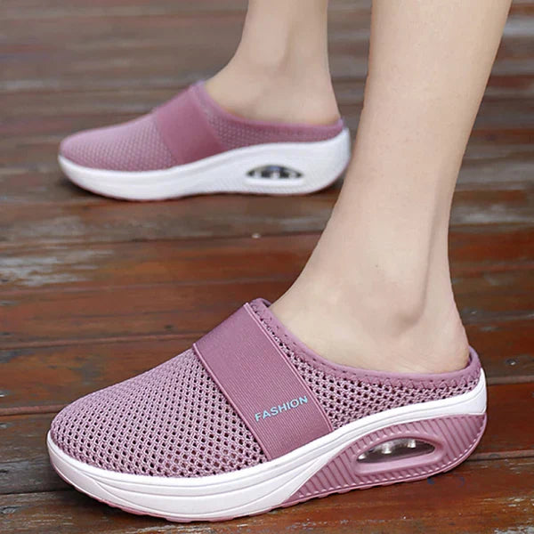 Women’s Orthopedic Wedge Sandals – Slip-On – Cushioned Sole