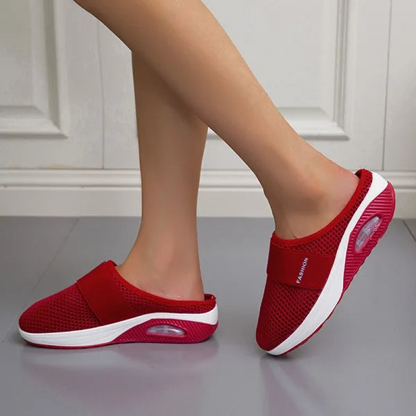 Women’s Orthopedic Wedge Sandals – Slip-On – Cushioned Sole