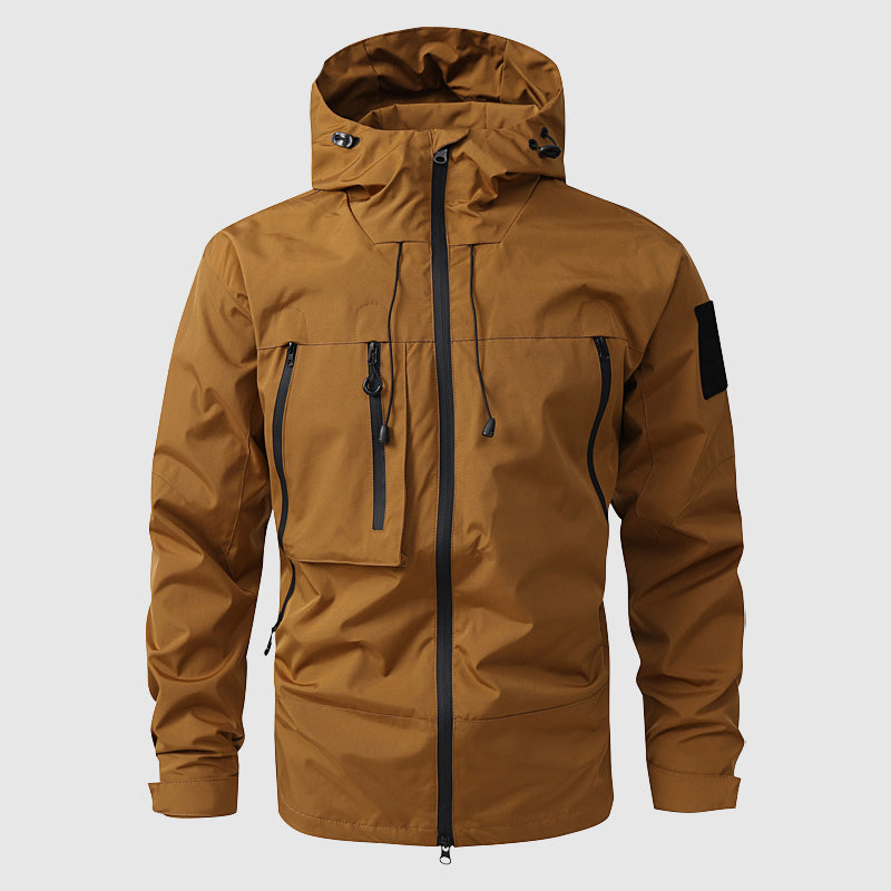 Theodore Hip-Length Hiking Jacket | Hooded Long Sleeve Outerwear