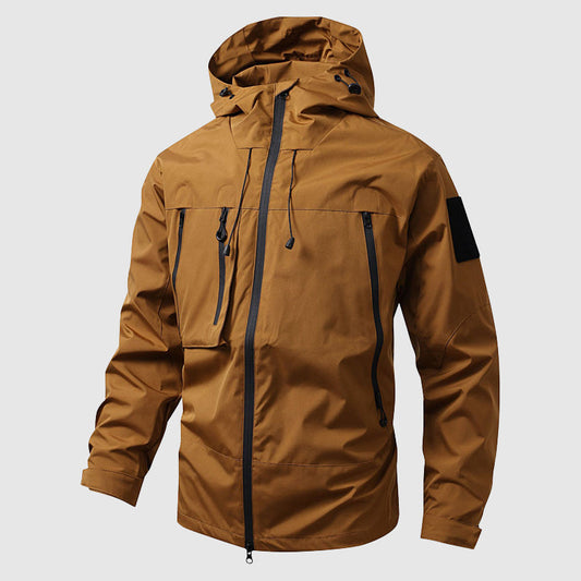 Theodore Hip-Length Hiking Jacket | Hooded Long Sleeve Outerwear