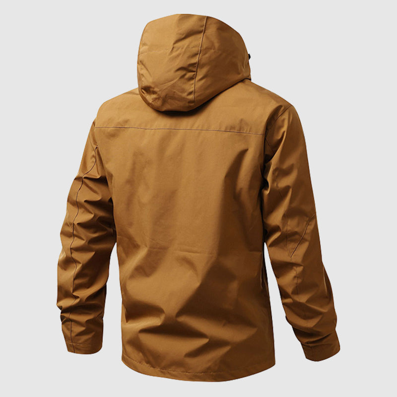 Theodore Hip-Length Hiking Jacket | Hooded Long Sleeve Outerwear