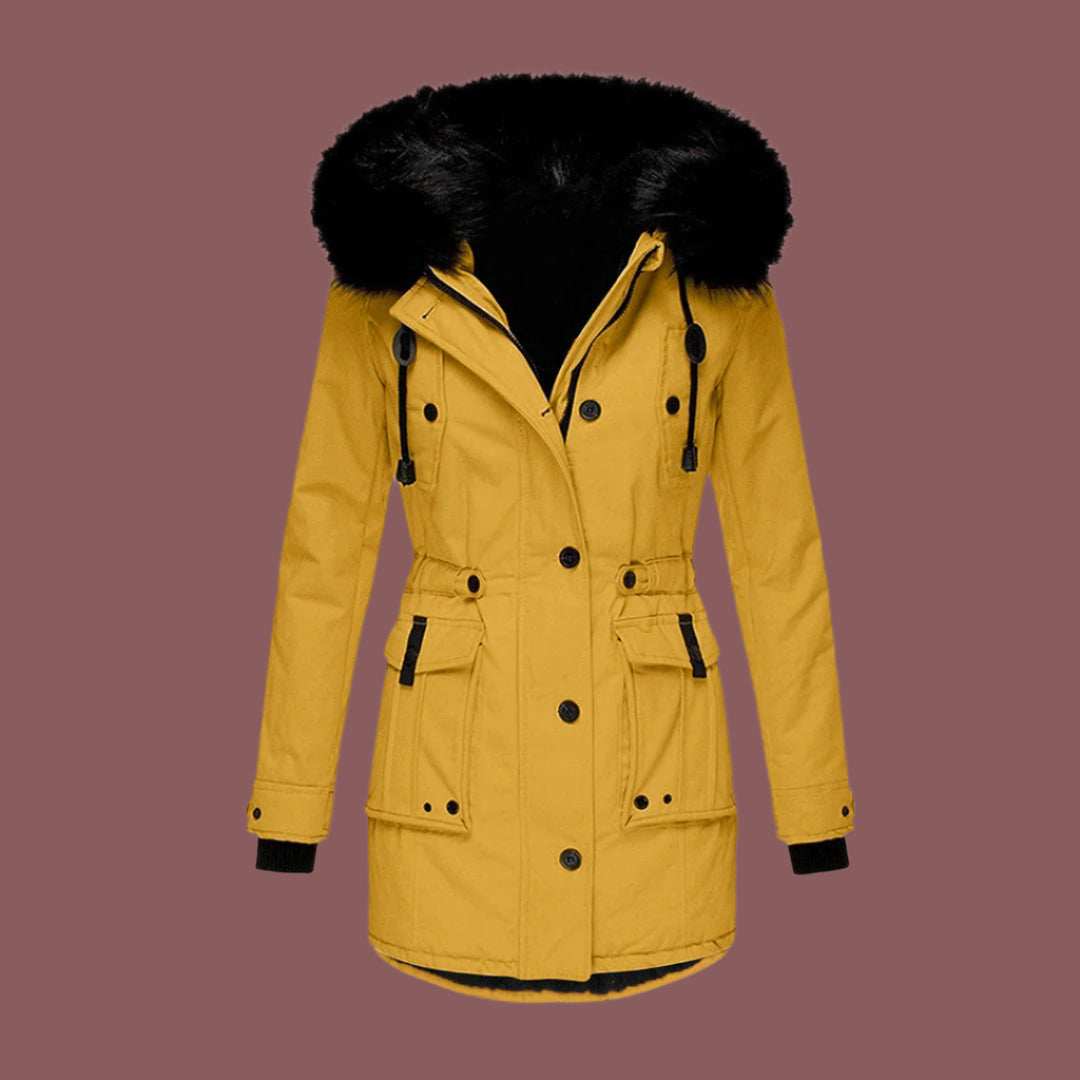 Women’s Waterproof Jacket – Tailored Fit – Mid-Length – Hooded