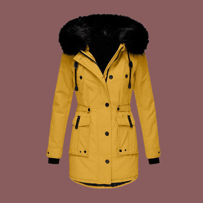 Women’s Waterproof Jacket – Tailored Fit – Mid-Length – Hooded