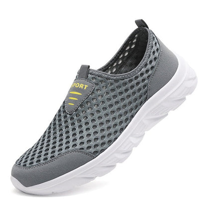 Men’s Slip-On Sneakers – Breathable Mesh – Flexible Fit – Lightweight Everyday Wear