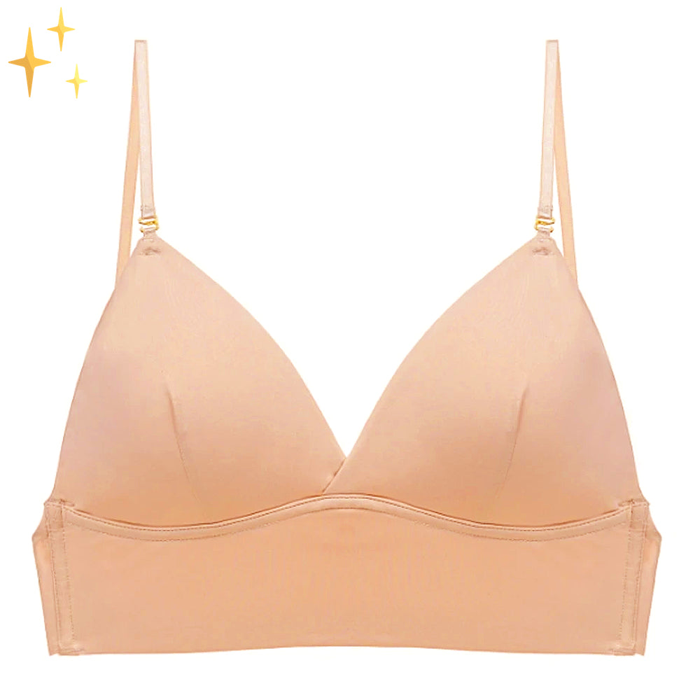 Women’s Low-Back Bra – Seamless Cups – Adjustable Straps – Breathable Blend
