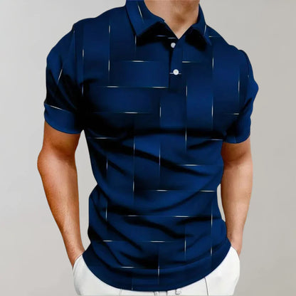 Men’s Polo Shirt – Slim Fit – Soft Knit – Short Sleeve – Classic Collar – Casual Wear