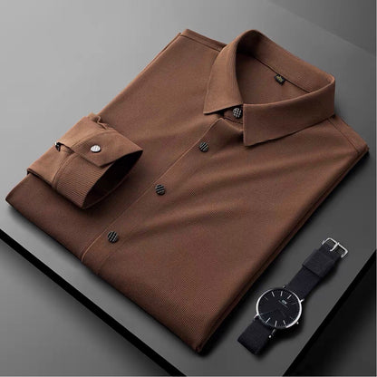 Men’s Formal Shirt – Slim Fit – Breathable Blend – Classic Collar – Business Wear