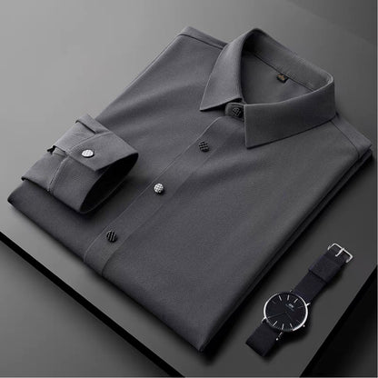 Men’s Formal Shirt – Slim Fit – Breathable Blend – Classic Collar – Business Wear