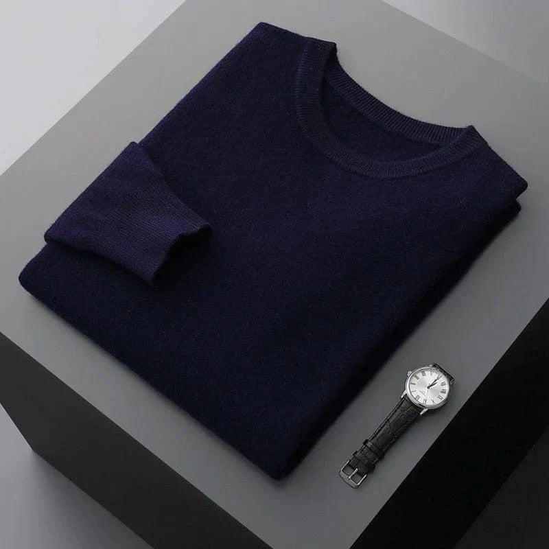 Freddie Ribbed Crewneck Sweater | Casual Long Sleeve Sweater