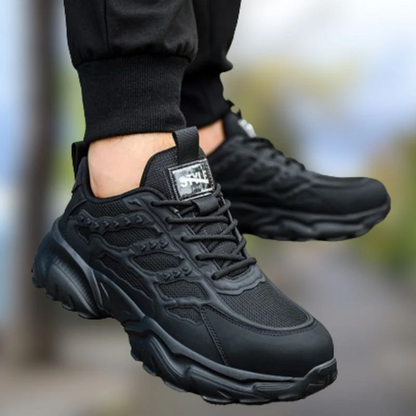 Men’s Utility Sneakers – Breathable Mesh – Supportive Chunky Fit – Rugged Grip Outsole