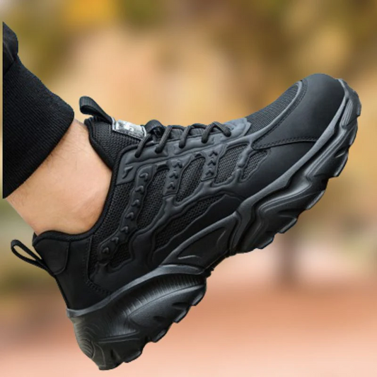 Men’s Utility Sneakers – Breathable Mesh – Supportive Chunky Fit – Rugged Grip Outsole