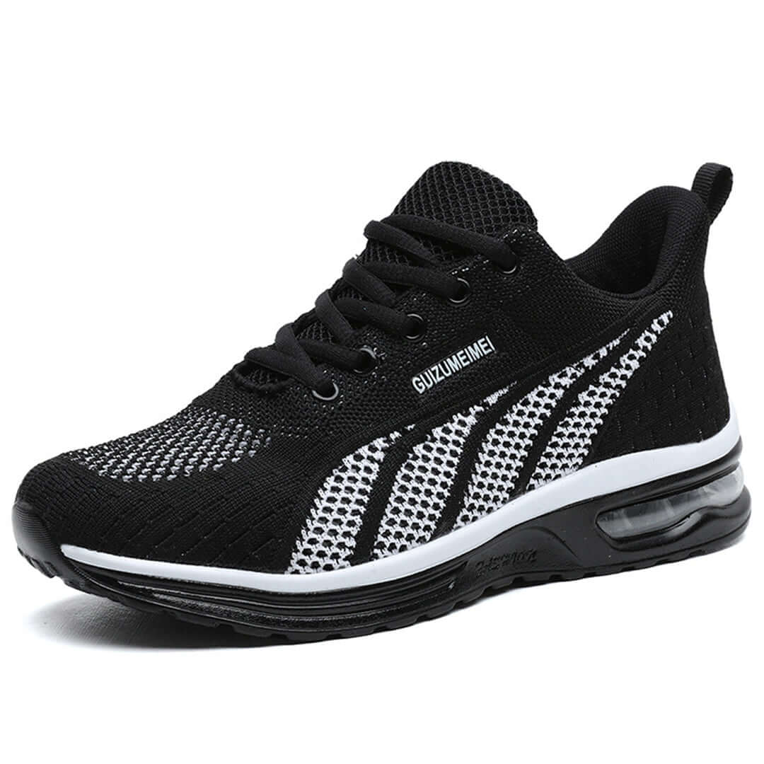 Women’s Sneakers – Breathable Mesh – Cushioned Sole – Lace-Up Athletic Fit