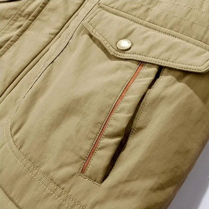 Oscar Relaxed Fit Hooded Parka | Fur Trim Hood Cargo Pockets Parka