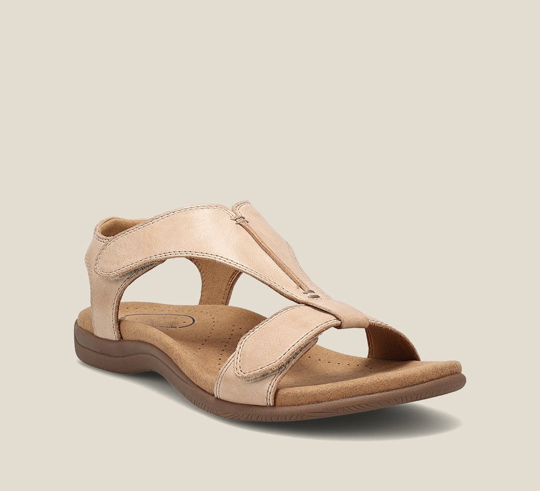 Women’s Sandals – Ergonomic Fit – Adjustable Velcro Straps – Cushioned Breathable Footbed