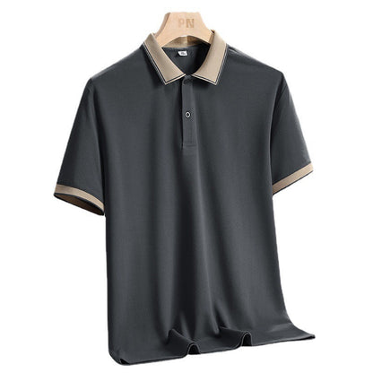 Men’s Polo Shirt – Breathable Blend – Standard Fit – Ribbed Collar – Short Sleeve